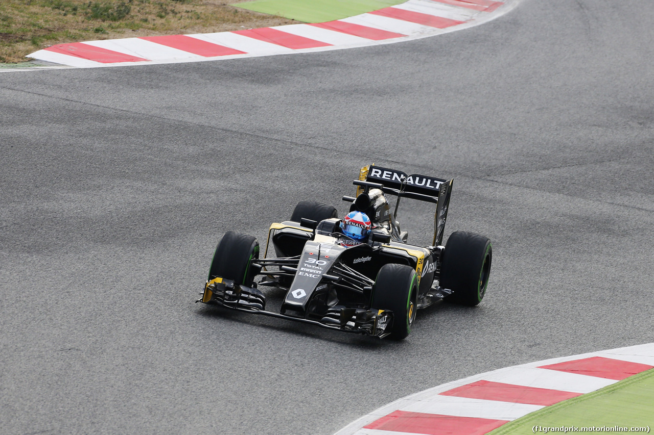 TEST F1 BARCELLONA 22 FEBBRAIO, Jolyon Palmer (GBR) Renault Sport F1 Team RS16 .
22.02.2016.