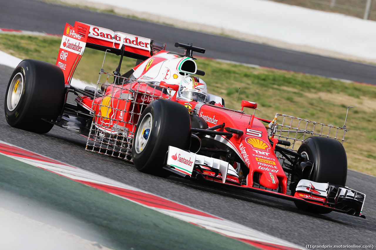 TEST F1 BARCELLONA 22 FEBBRAIO, Sebastian Vettel (GER)  Ferrari SF16-H.
22.02.2016.