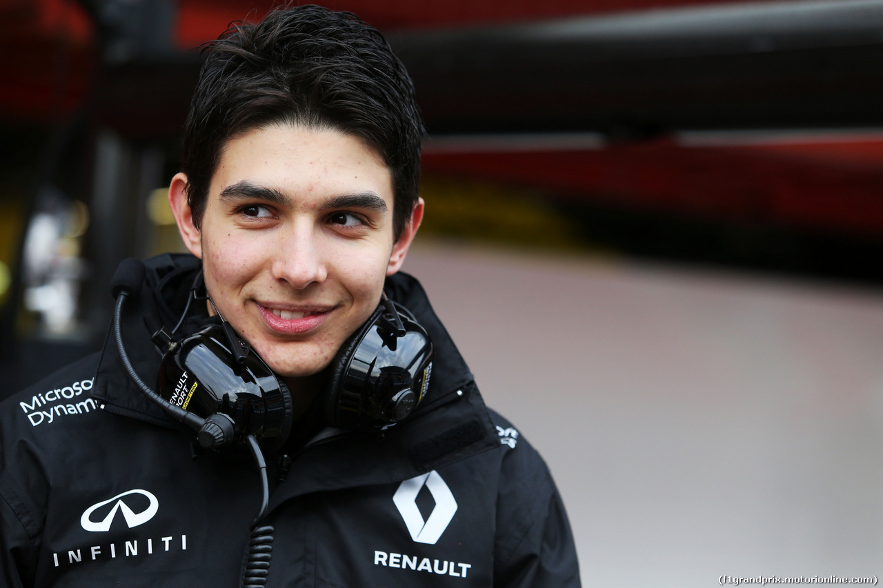 TEST F1 BARCELLONA 22 FEBBRAIO, Esteban Ocon (FRA) Renault Sport F1 Team Test Driver.
22.02.2016.