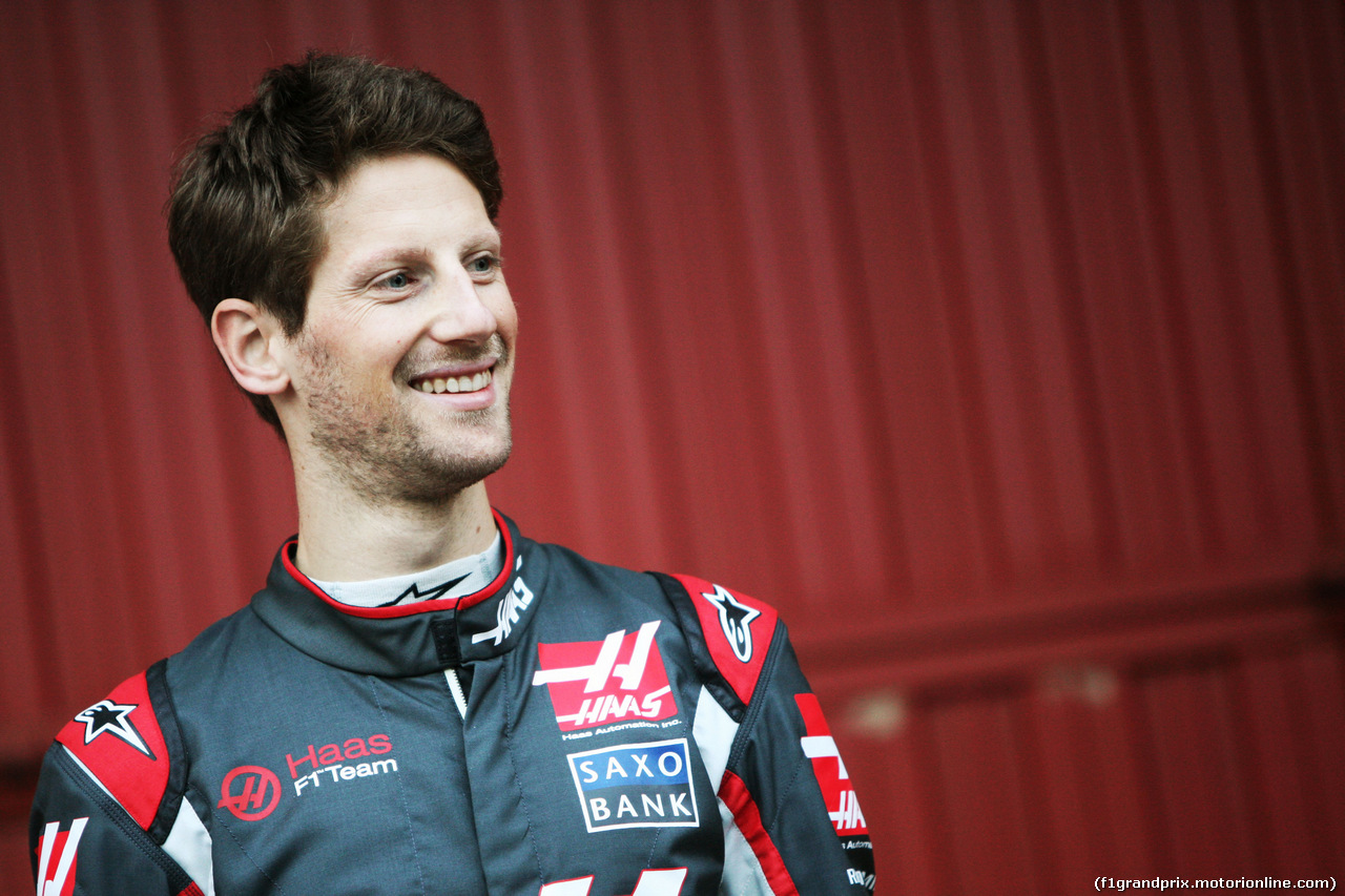 TEST F1 BARCELLONA 22 FEBBRAIO, Romain Grosjean (FRA) Haas F1 Team.
22.02.2016.