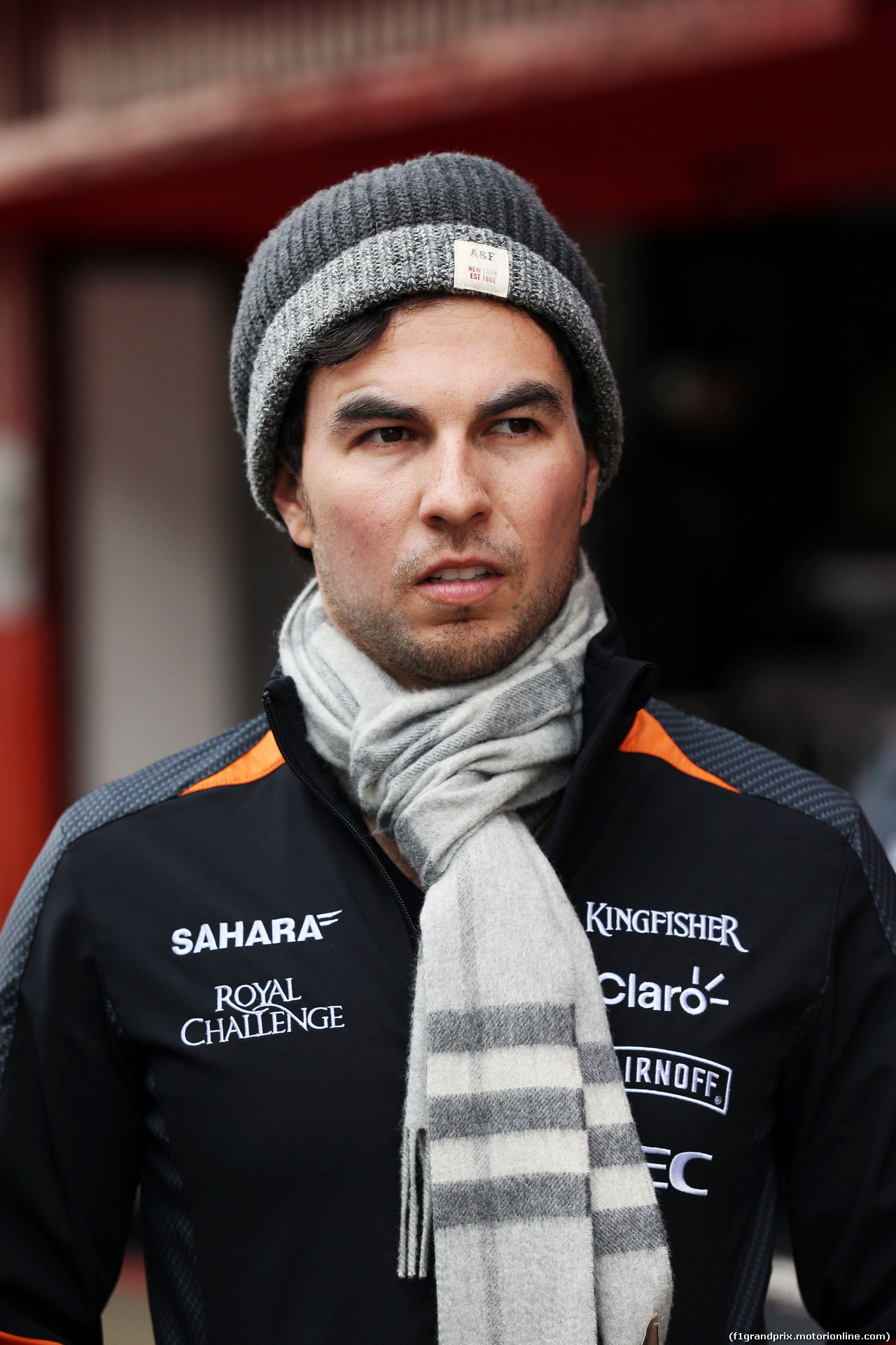 TEST F1 BARCELLONA 22 FEBBRAIO, Sergio Perez (MEX) Sahara Force India F1.
22.02.2016.