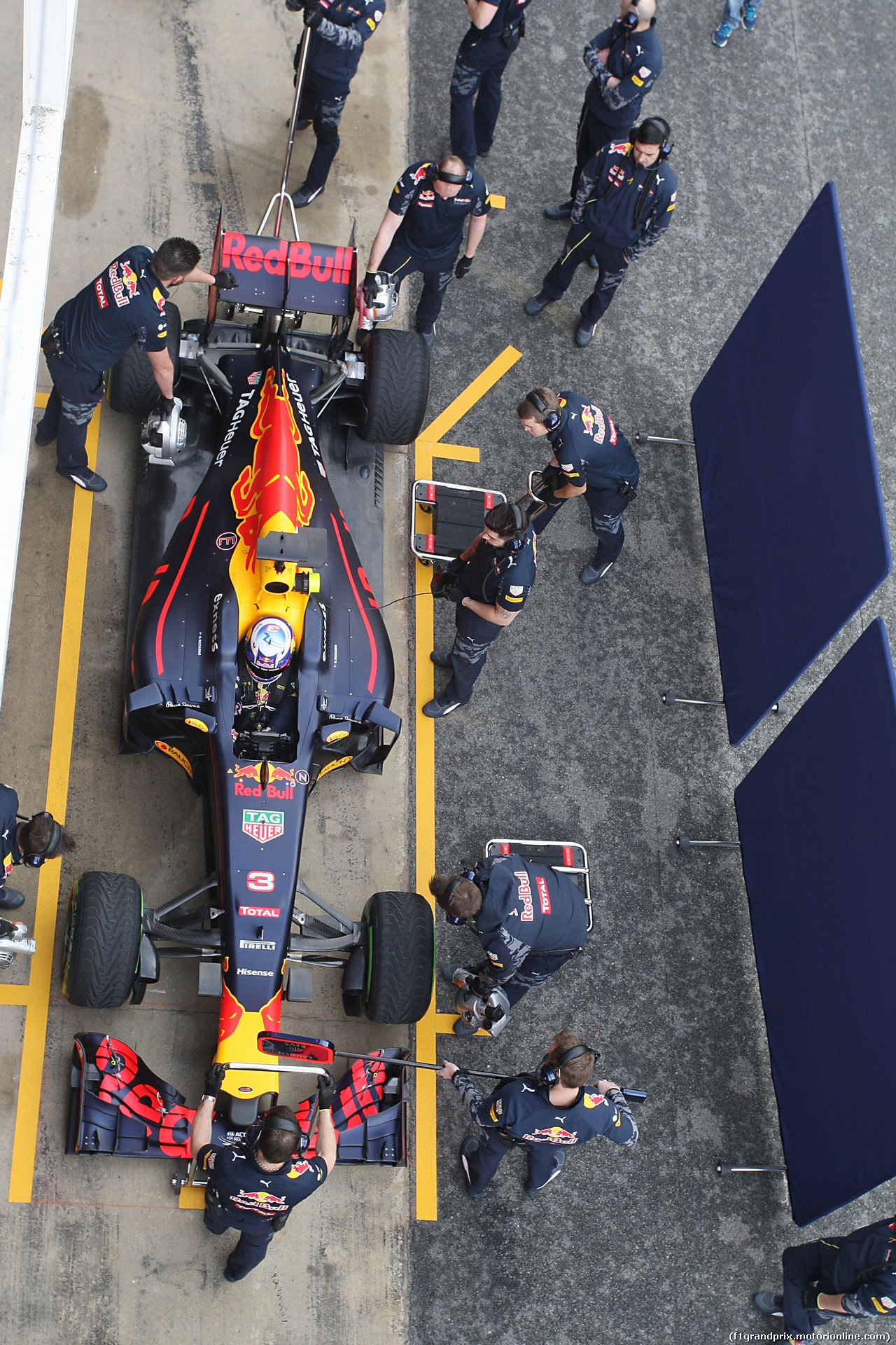 TEST F1 BARCELLONA 22 FEBBRAIO, Daniel Ricciardo (AUS) Red Bull Racing RB11.
22.02.2016.