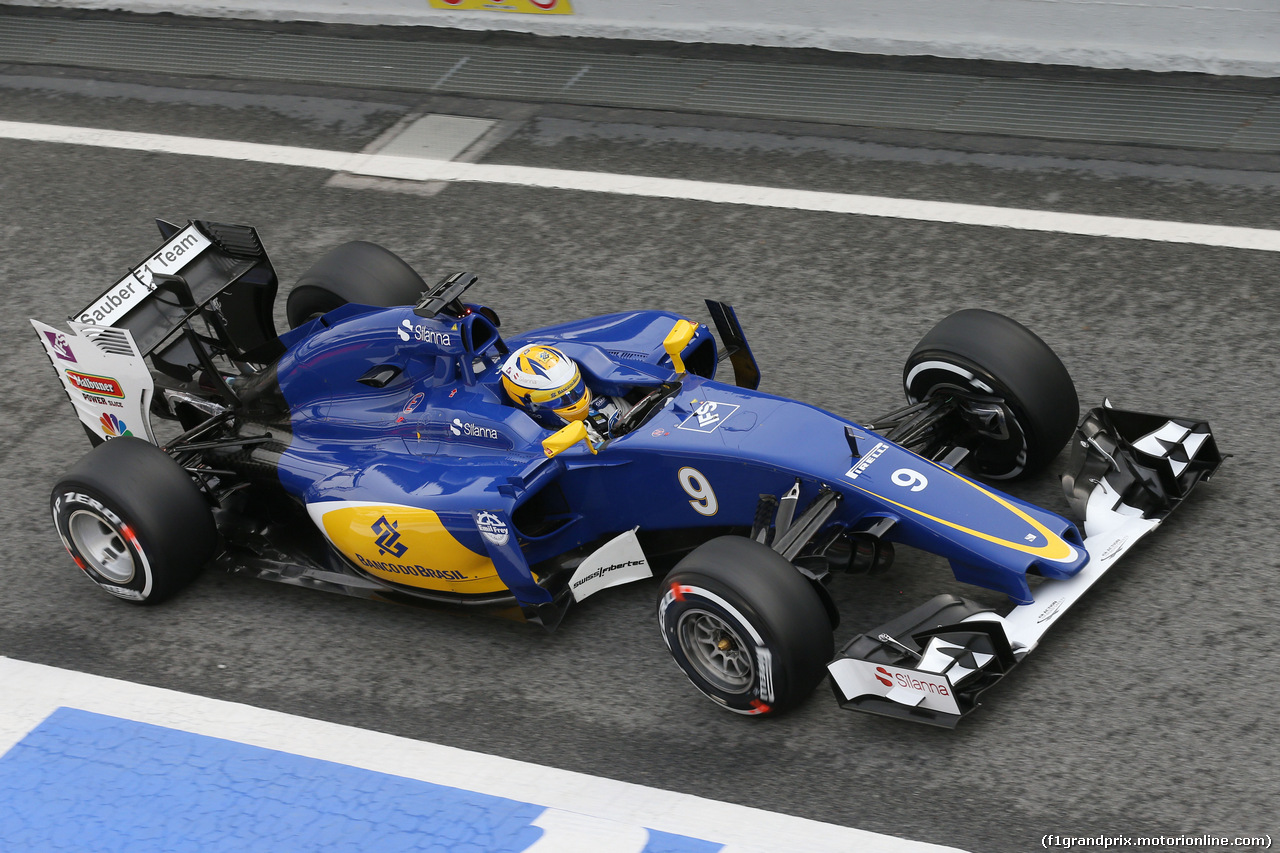 TEST F1 BARCELLONA 22 FEBBRAIO, Marcus Ericsson (SWE) Sauber C34.
22.02.2016.