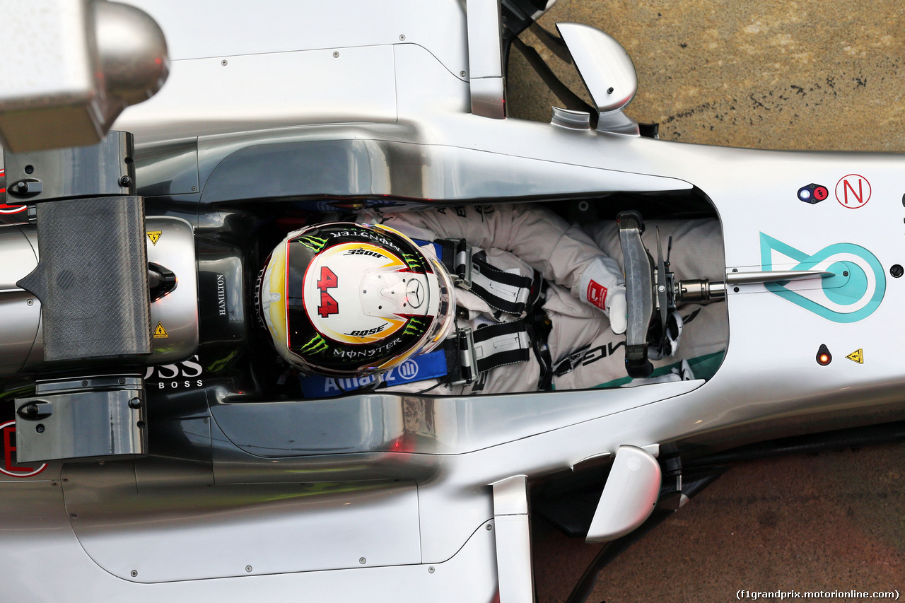 TEST F1 BARCELLONA 22 FEBBRAIO, Lewis Hamilton (GBR) Mercedes AMG F1 W07 Hybrid.
22.02.2016.