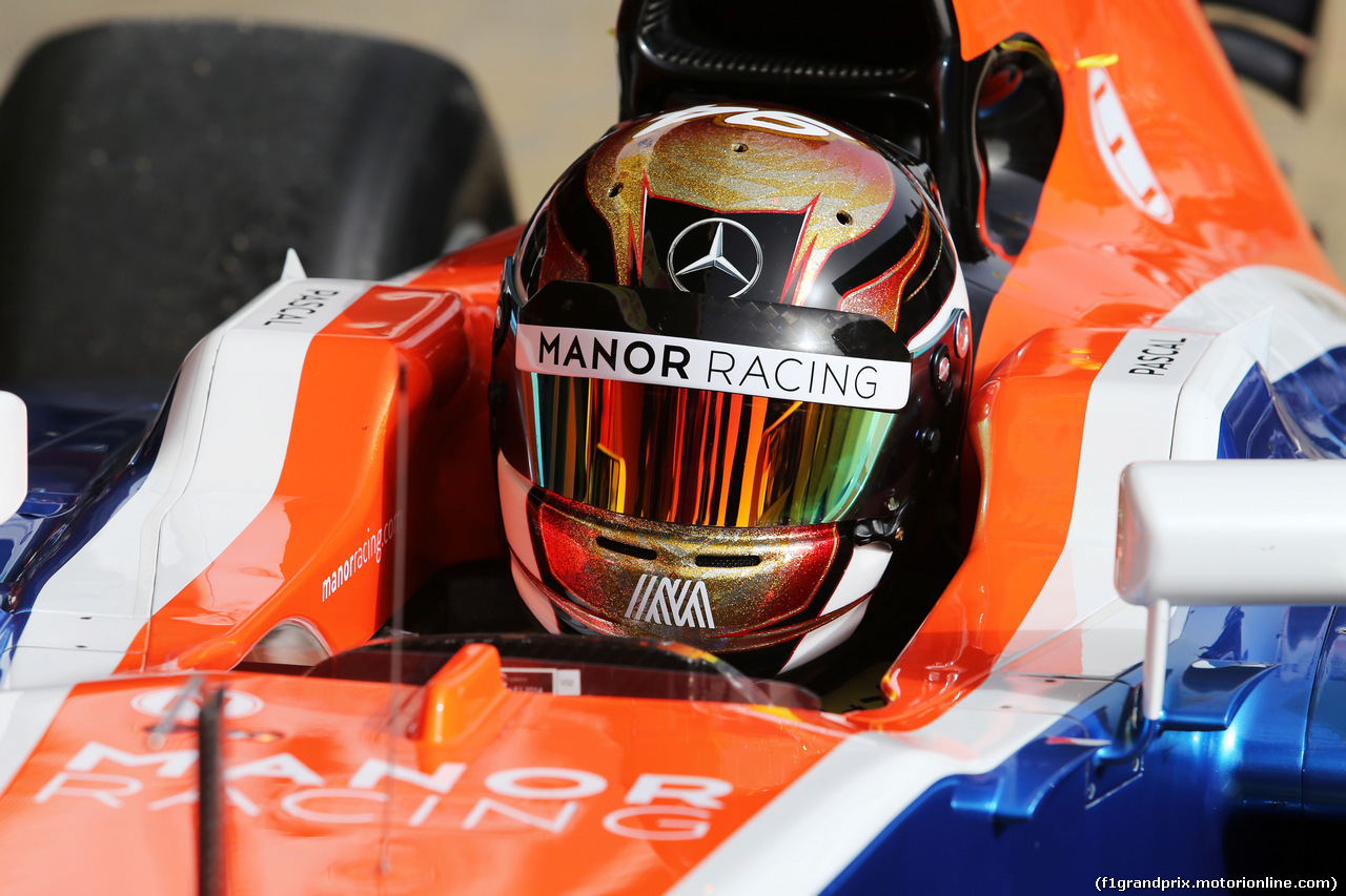 TEST F1 BARCELLONA 22 FEBBRAIO, Pascal Wehrlein (GER) Manor Racing MRT05.
22.02.2016.