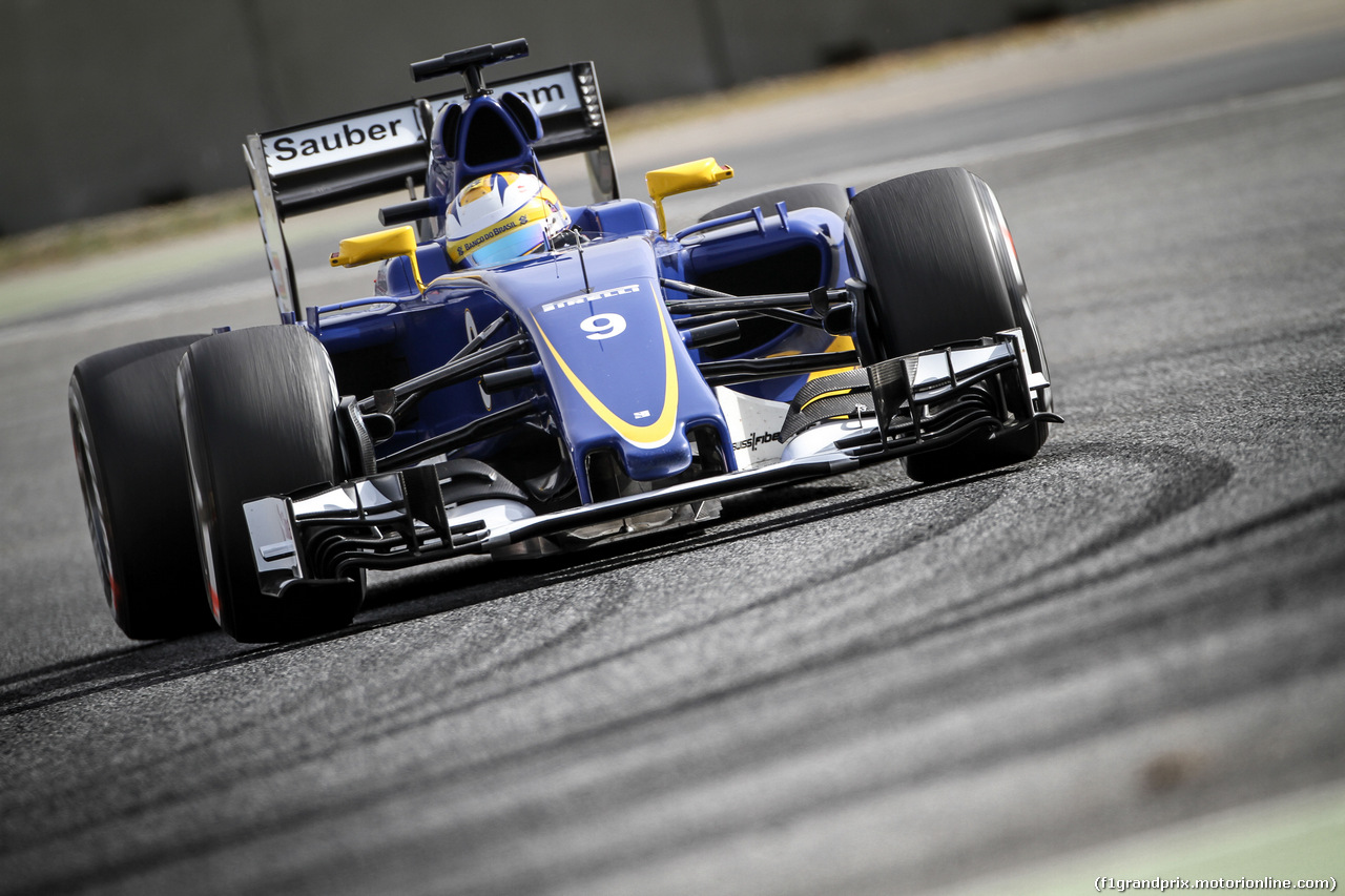 TEST F1 BARCELLONA 22 FEBBRAIO, Marcus Ericsson (SWE) Sauber C34.
22.02.2016.