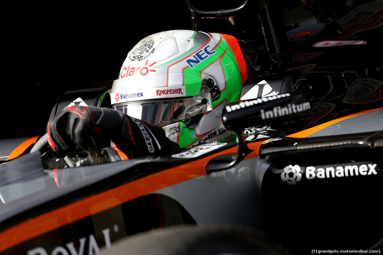 TEST F1 BARCELLONA 22 FEBBRAIO, Alfonso Celis Jr (MEX) Sahara Force India F1
22.02.2016.