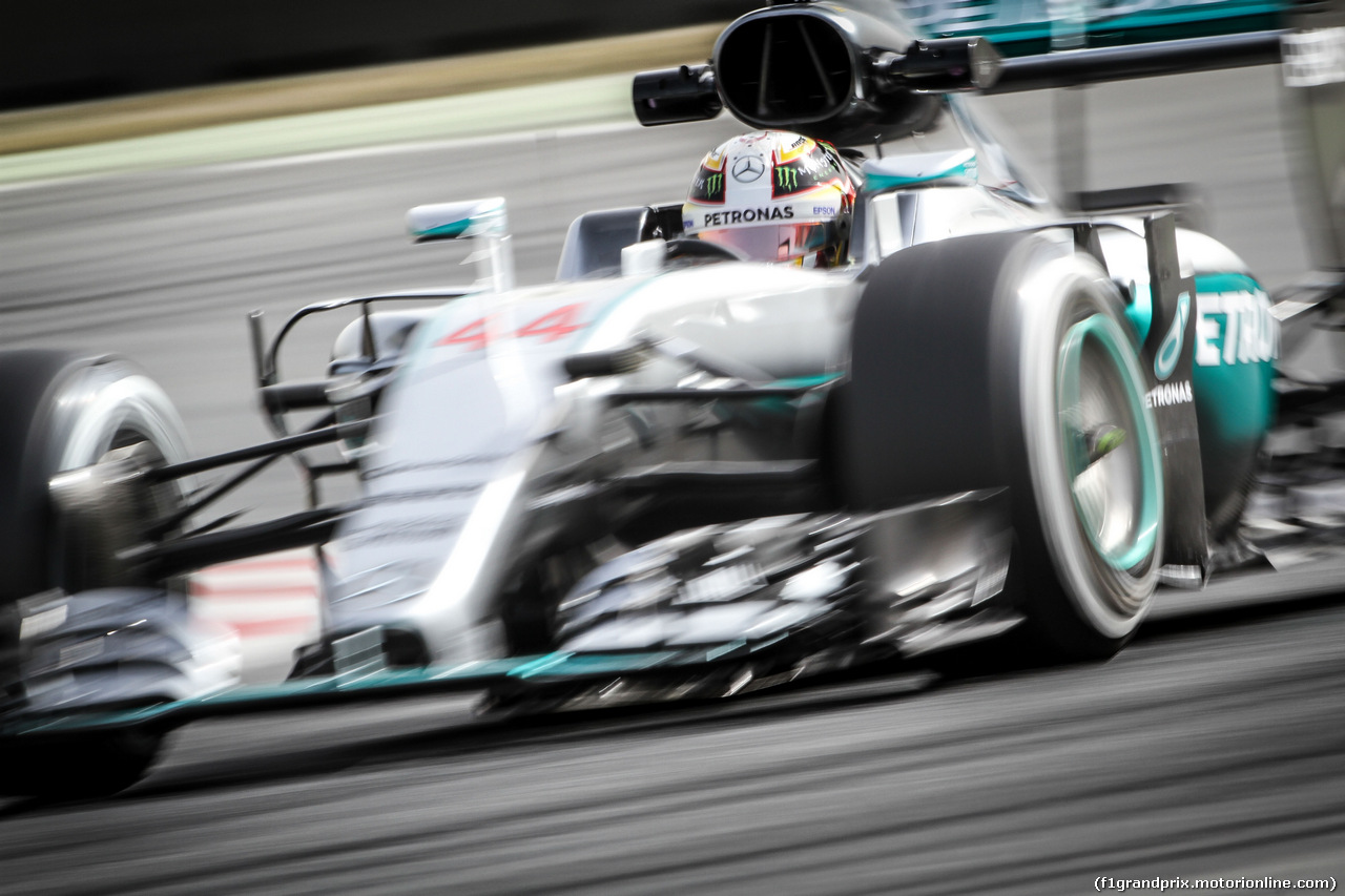 TEST F1 BARCELLONA 22 FEBBRAIO, Lewis Hamilton (GBR) Mercedes AMG F1 W07 Hybrid.
22.02.2016.