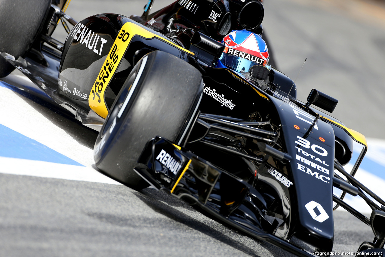 TEST F1 BARCELLONA 22 FEBBRAIO, Jolyon Palmer (GBR), Renault Sport F1 Team 
22.02.2016.