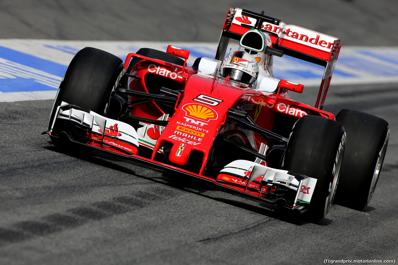 TEST F1 BARCELLONA 22 FEBBRAIO, Sebastian Vettel (GER), Ferrari 
22.02.2016.