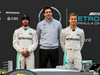 TEST F1 BARCELLONA 22 FEBBRAIO, (L to R): Lewis Hamilton (GBR) Mercedes AMG F1 with Toto Wolff (GER) Mercedes AMG F1 Shareholder e Executive Director e Nico Rosberg (GER) Mercedes AMG F1.
22.02.2016.
