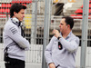 TEST F1 BARCELLONA 22 FEBBRAIO, (L to R): Toto Wolff (GER) Mercedes AMG F1 Shareholder e Executive Director with Ron Meadows (GBR) Mercedes GP Team Manager.
22.02.2016.