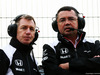 TEST F1 BARCELLONA 22 FEBBRAIO, Eric Boullier (FRA) McLaren Racing Director (Right).
22.02.2016.