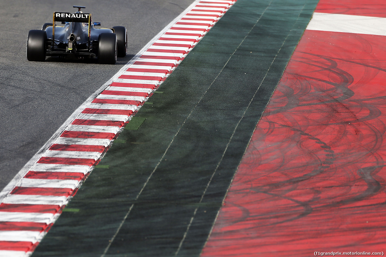 TEST F1 BARCELLONA 23 FEBBRAIO, Jolyon Palmer (GBR) Renault Sport F1 Team RS16.
23.02.2016.