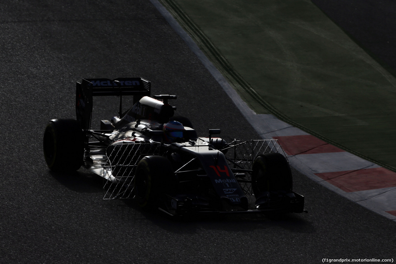TEST F1 BARCELLONA 23 FEBBRAIO, Fernando Alonso (ESP) McLaren MP4-31.
23.02.2016.