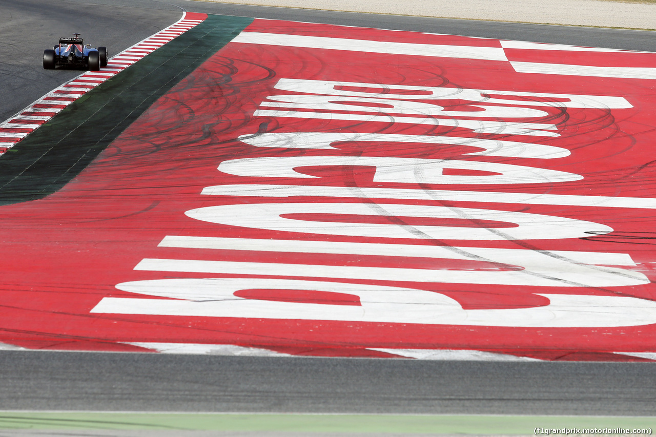 TEST F1 BARCELLONA 23 FEBBRAIO, Pascal Wehrlein (GER) Manor Racing MRT05.
23.02.2016.