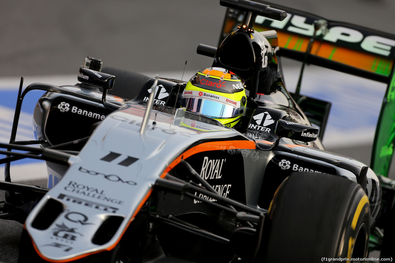 TEST F1 BARCELLONA 23 FEBBRAIO, Sergio Perez (MEX), Sahara Force India 
23.02.2016.