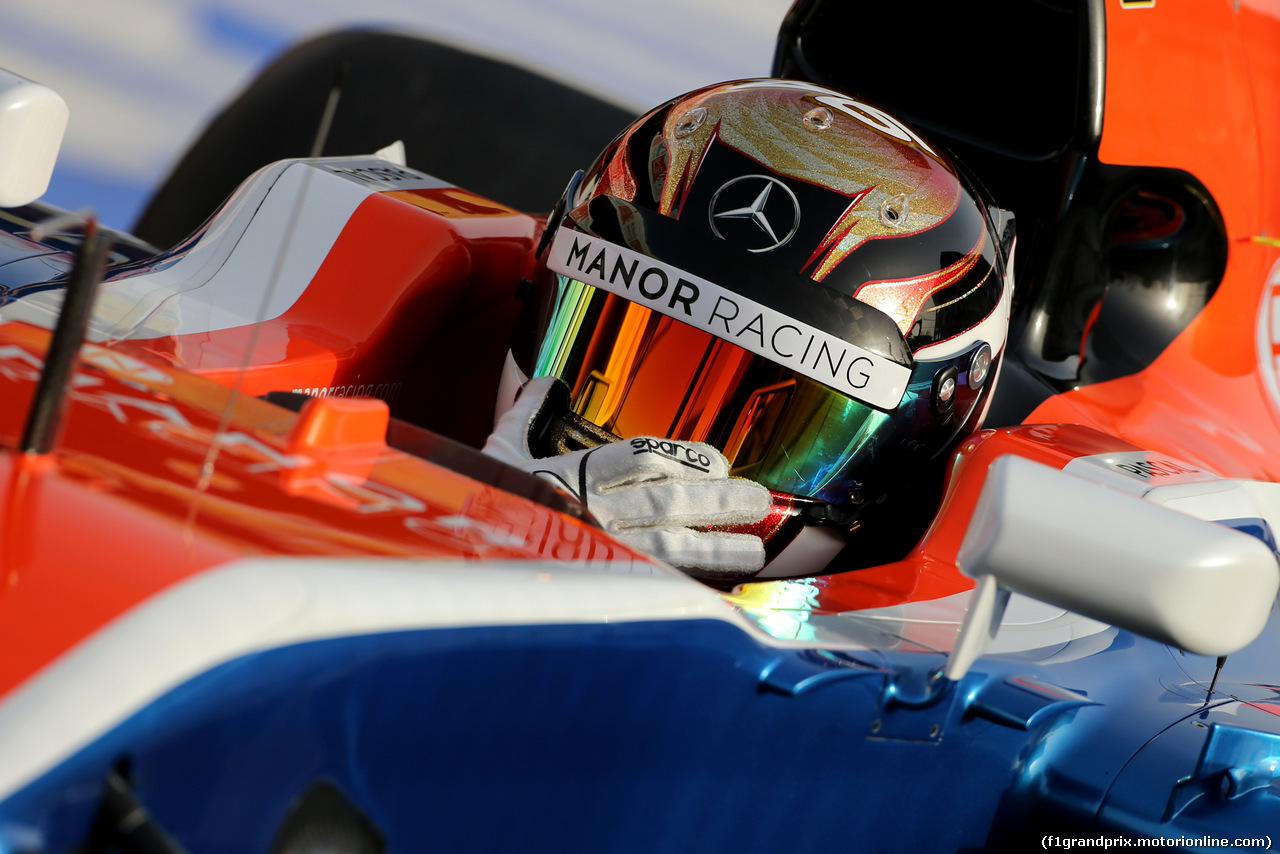 TEST F1 BARCELLONA 23 FEBBRAIO, Pascal Wehrlein (GER), Manor Racing 
23.02.2016.