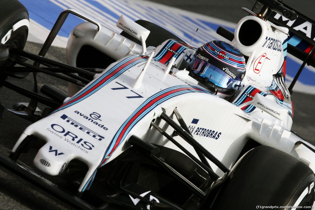 TEST F1 BARCELLONA 23 FEBBRAIO, Valtteri Bottas (FIN) Williams FW38.
23.02.2016.