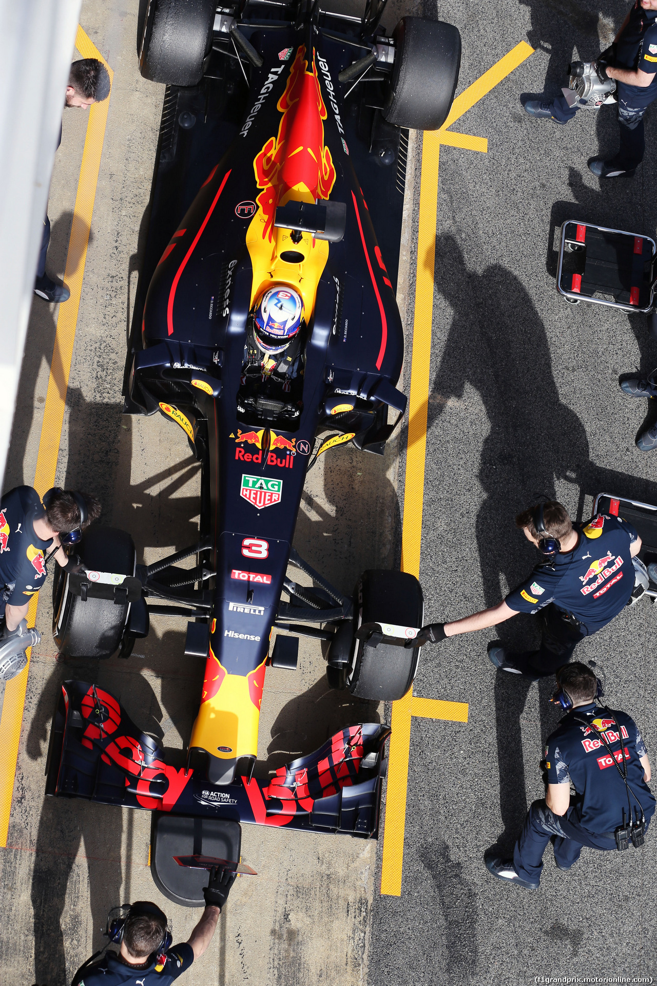 TEST F1 BARCELLONA 23 FEBBRAIO, Daniel Ricciardo (AUS) Red Bull Racing RB11.
23.02.2016.