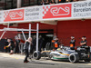 TEST F1 BARCELLONA 23 FEBBRAIO, Sergio Perez (MEX) Sahara Force India F1 VJM09 in the pits.
23.02.2016.