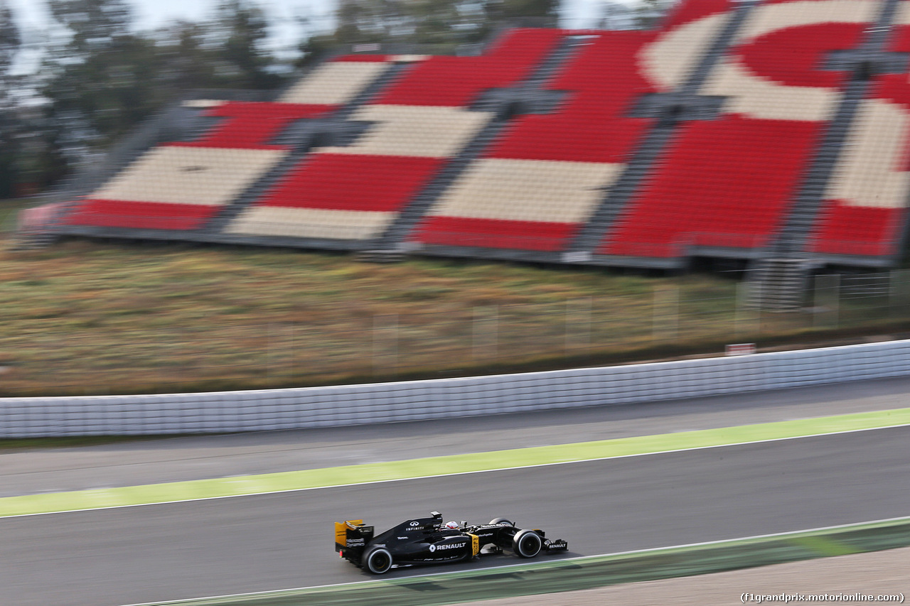 TEST F1 BARCELLONA 24 FEBBRAIO, Kevin Magnussen (DEN) Renault Sport F1 Team RS16.
24.02.2016.