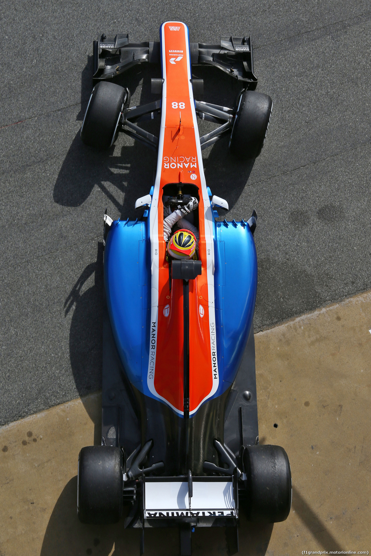 TEST F1 BARCELLONA 24 FEBBRAIO, Rio Haryanto (IDN) Manor Racing MRT05.
24.02.2016.