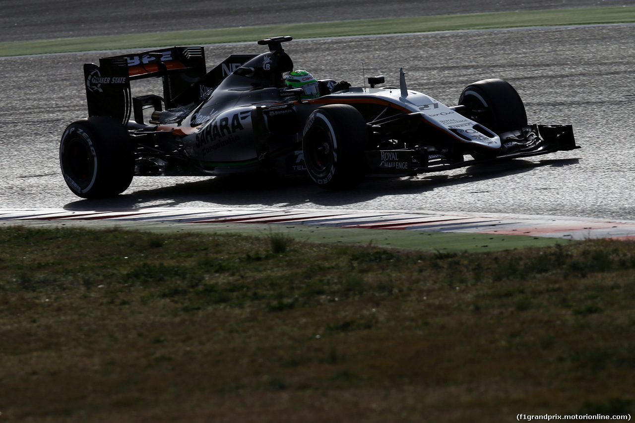 TEST F1 BARCELLONA 24 FEBBRAIO, Nico Hulkenberg (GER) Sahara Force India F1 VJM09.
24.02.2016.