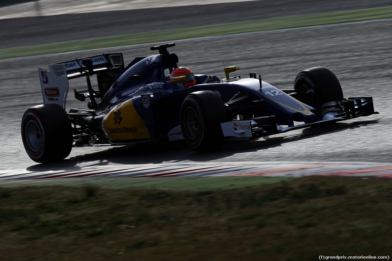 TEST F1 BARCELLONA 24 FEBBRAIO, Felipe Nasr (BRA) Sauber C34.
24.02.2016.