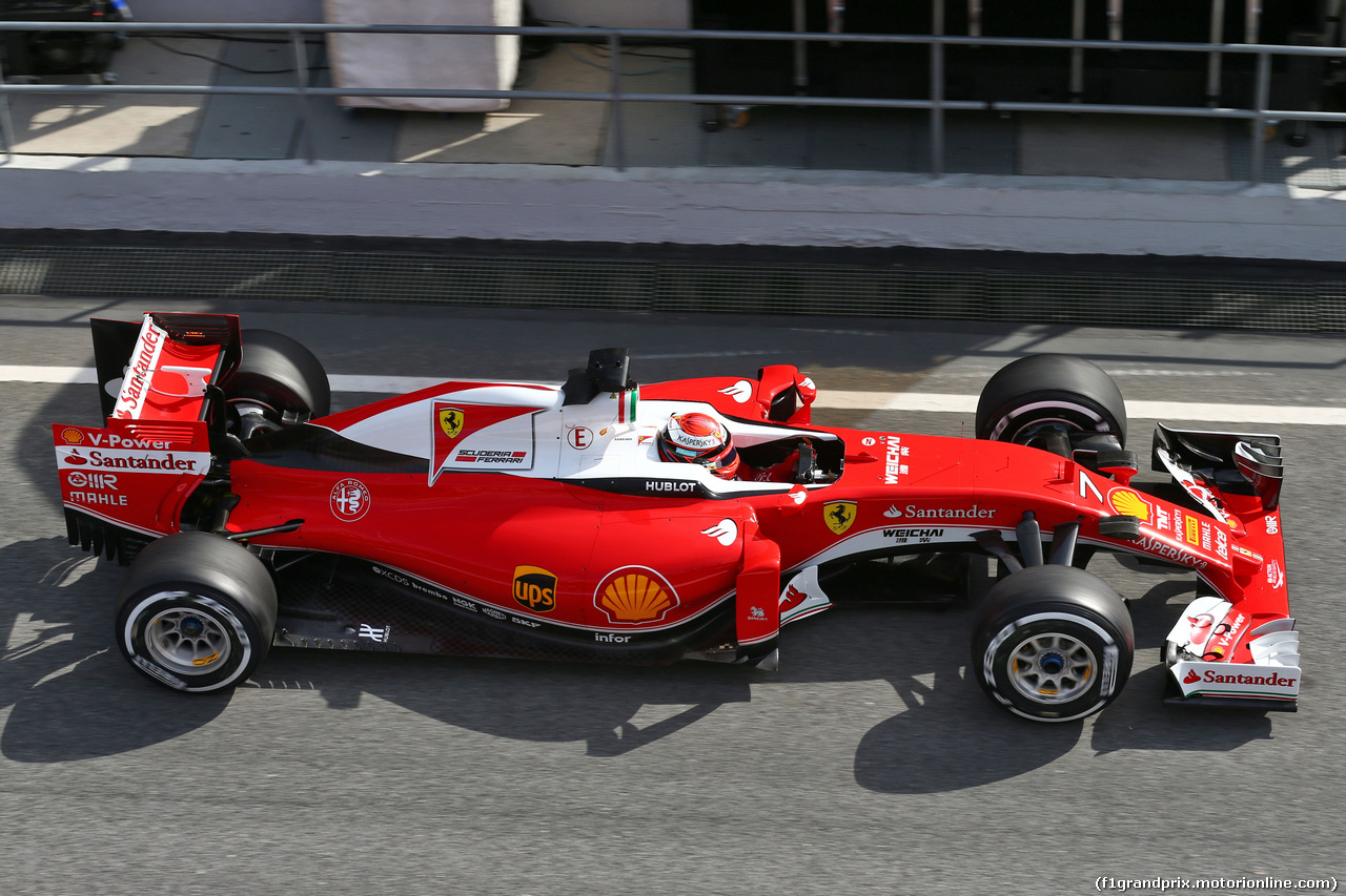 TEST F1 BARCELLONA 24 FEBBRAIO, Kimi Raikkonen (FIN) Ferrari SF16-H.
24.02.2016.