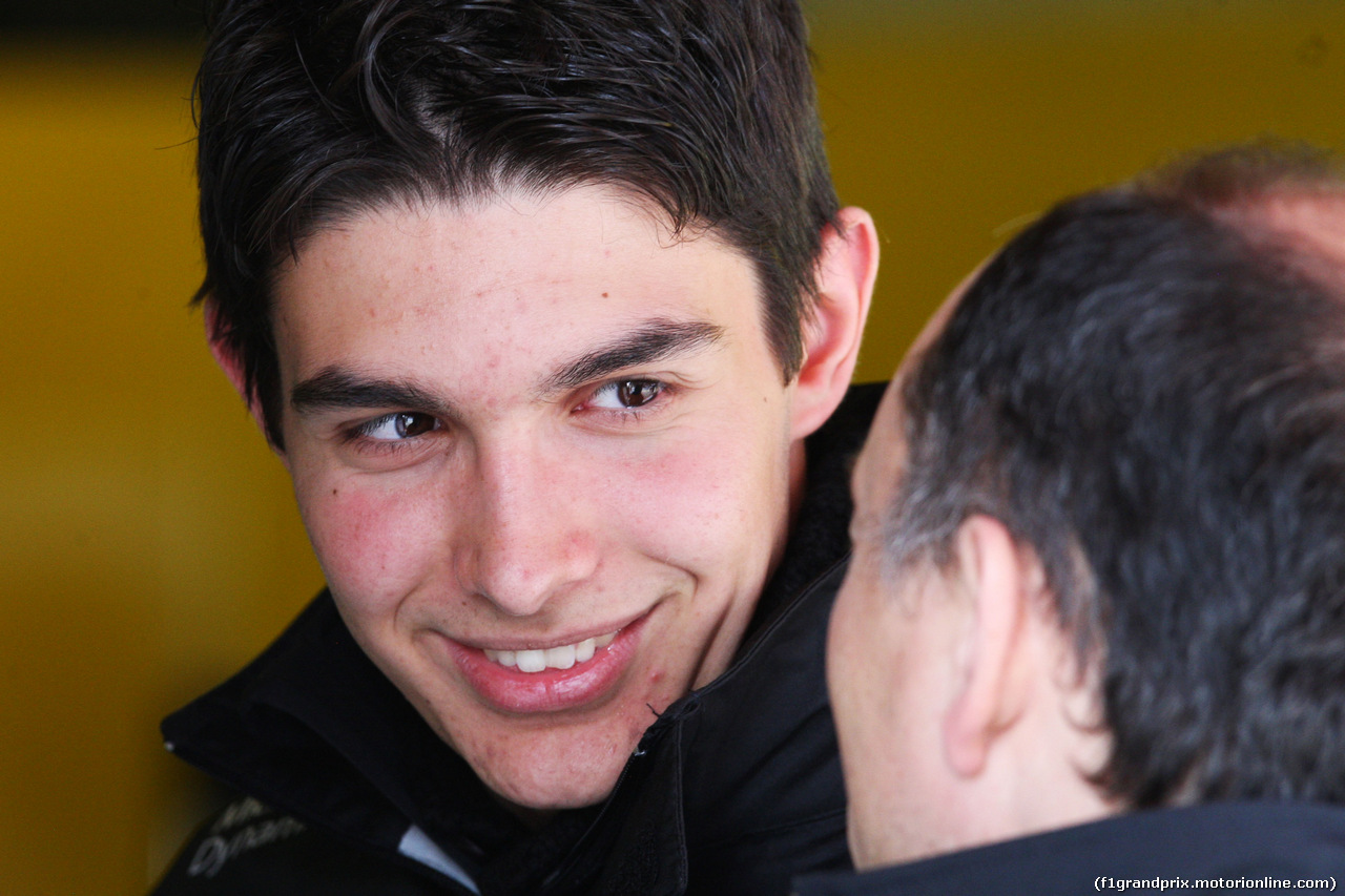 TEST F1 BARCELLONA 24 FEBBRAIO, Esteban Ocon (FRA) Renault Sport F1 Team Test Driver.
24.02.2016.