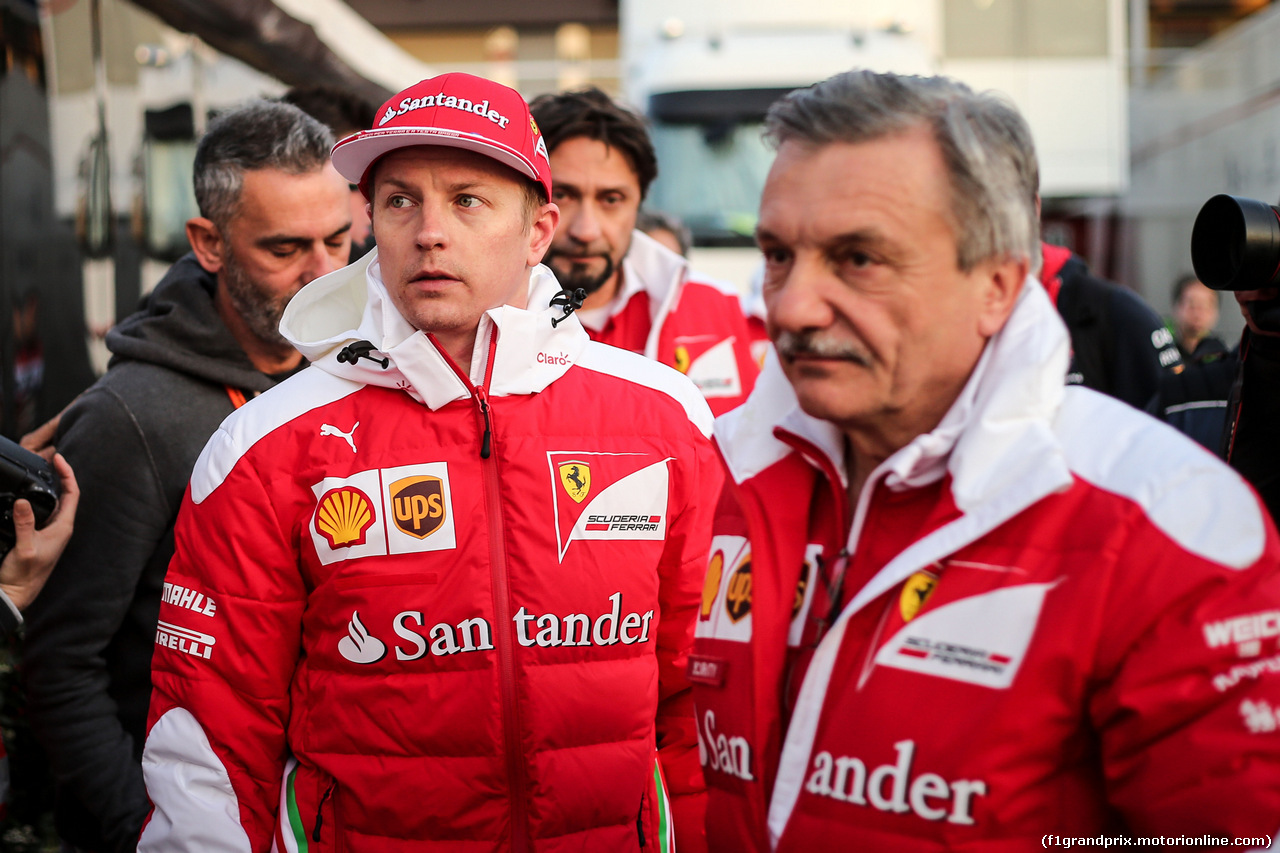 TEST F1 BARCELLONA 24 FEBBRAIO, Kimi Raikkonen (FIN) Ferrari.
24.02.2016.