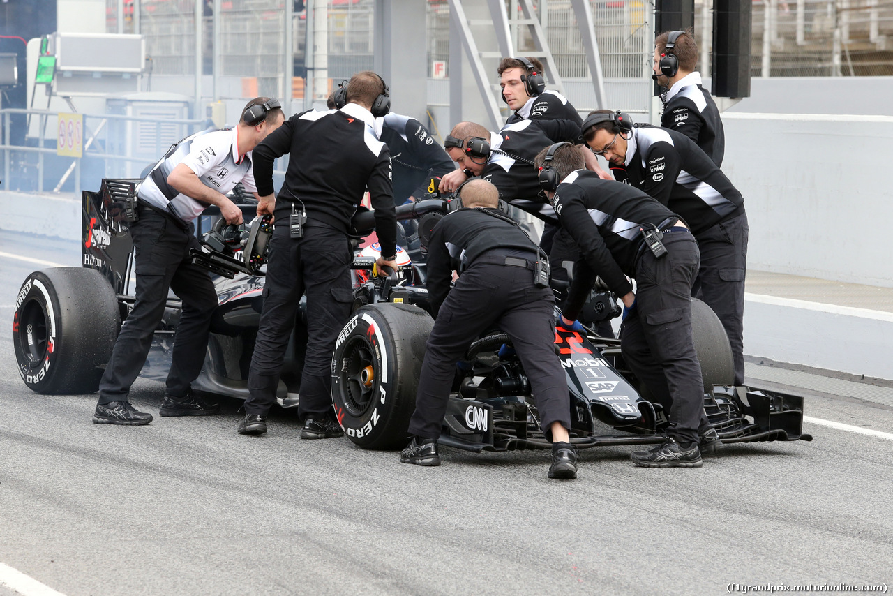TEST F1 BARCELLONA 24 FEBBRAIO, Jenson Button (GBR), McLaren Honda 
24.02.2016.