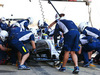 TEST F1 BARCELLONA 24 FEBBRAIO, Felipe Massa (BRA) Williams FW38 practices a pit stop.
24.02.2016.