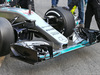 TEST F1 BARCELLONA 25 FEBBRAIO, Lewis Hamilton (GBR) Mercedes AMG F1 W07 Hybrid - front wing.
25.02.2016.