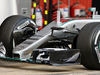 TEST F1 BARCELLONA 25 FEBBRAIO, Lewis Hamilton (GBR) Mercedes AMG F1 W07 Hybrid - front wing detail.
25.02.2016.