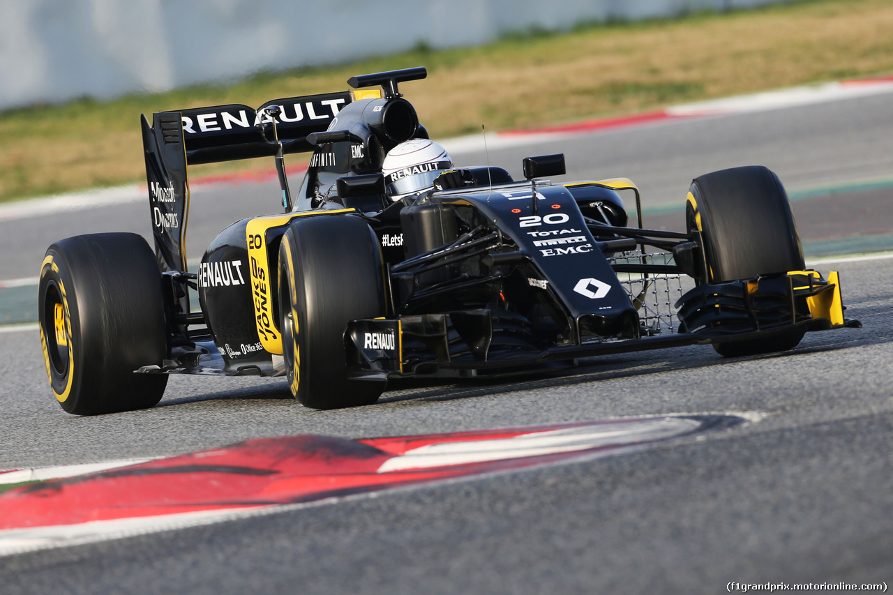 TEST F1 BARCELLONA 25 FEBBRAIO, Kevin Magnussen (DEN) Renault Sport F1 Team RS16.
25.02.2016.