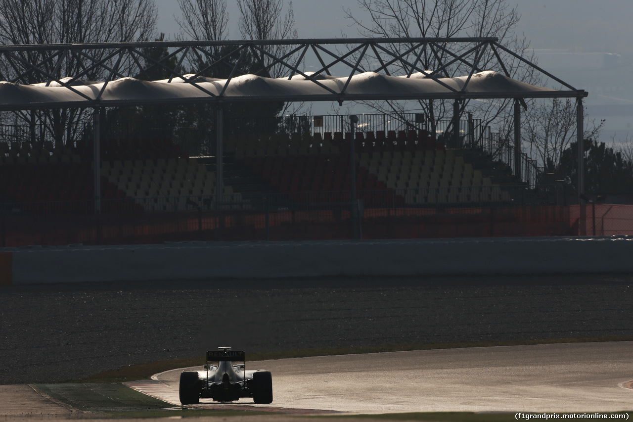 TEST F1 BARCELLONA 25 FEBBRAIO, Kevin Magnussen (DEN) Renault Sport F1 Team RS16.
25.02.2016.