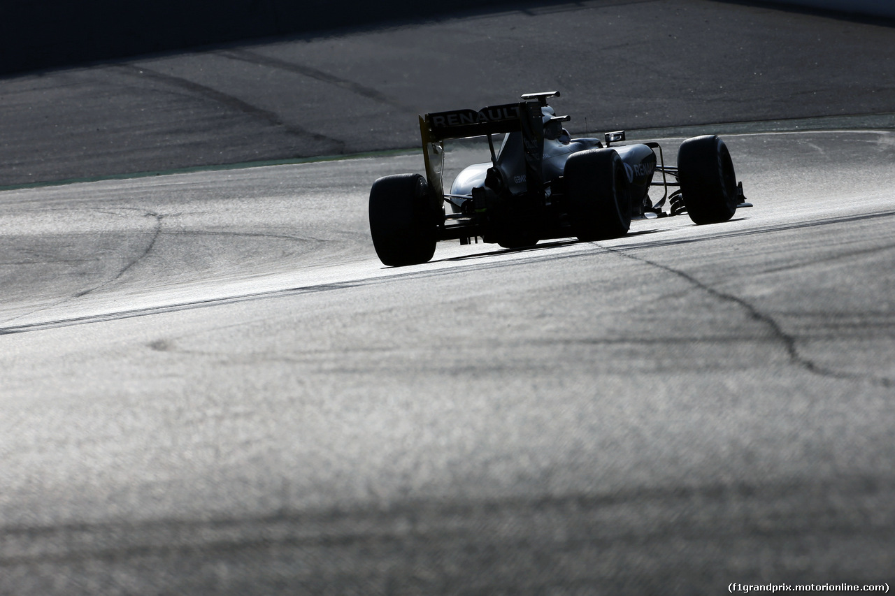 TEST F1 BARCELLONA 25 FEBBRAIO, Kevin Magnussen (DEN) Renault Sport F1 Team RS16.
25.02.2016.