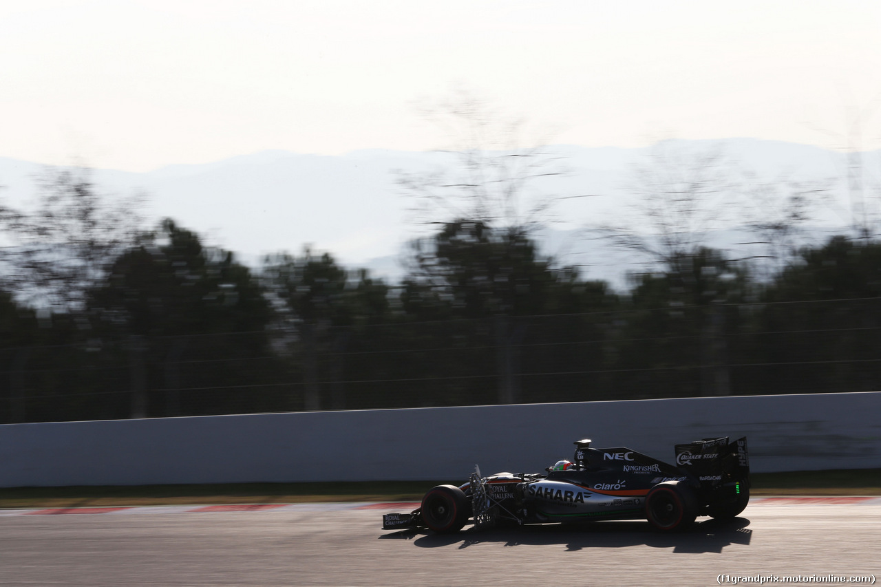 TEST F1 BARCELLONA 25 FEBBRAIO, Alfonso Celis Jr (MEX) Sahara Force India F1 VJM09 Development Driver.
25.02.2016.
