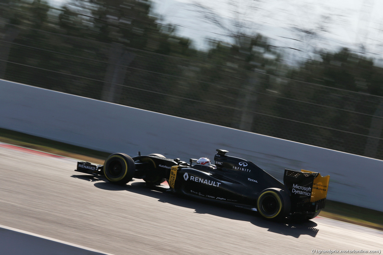 TEST F1 BARCELLONA 25 FEBBRAIO, Kevin Magnussen (DEN) Renault Sport F1 Team RS16.
25.02.2016.