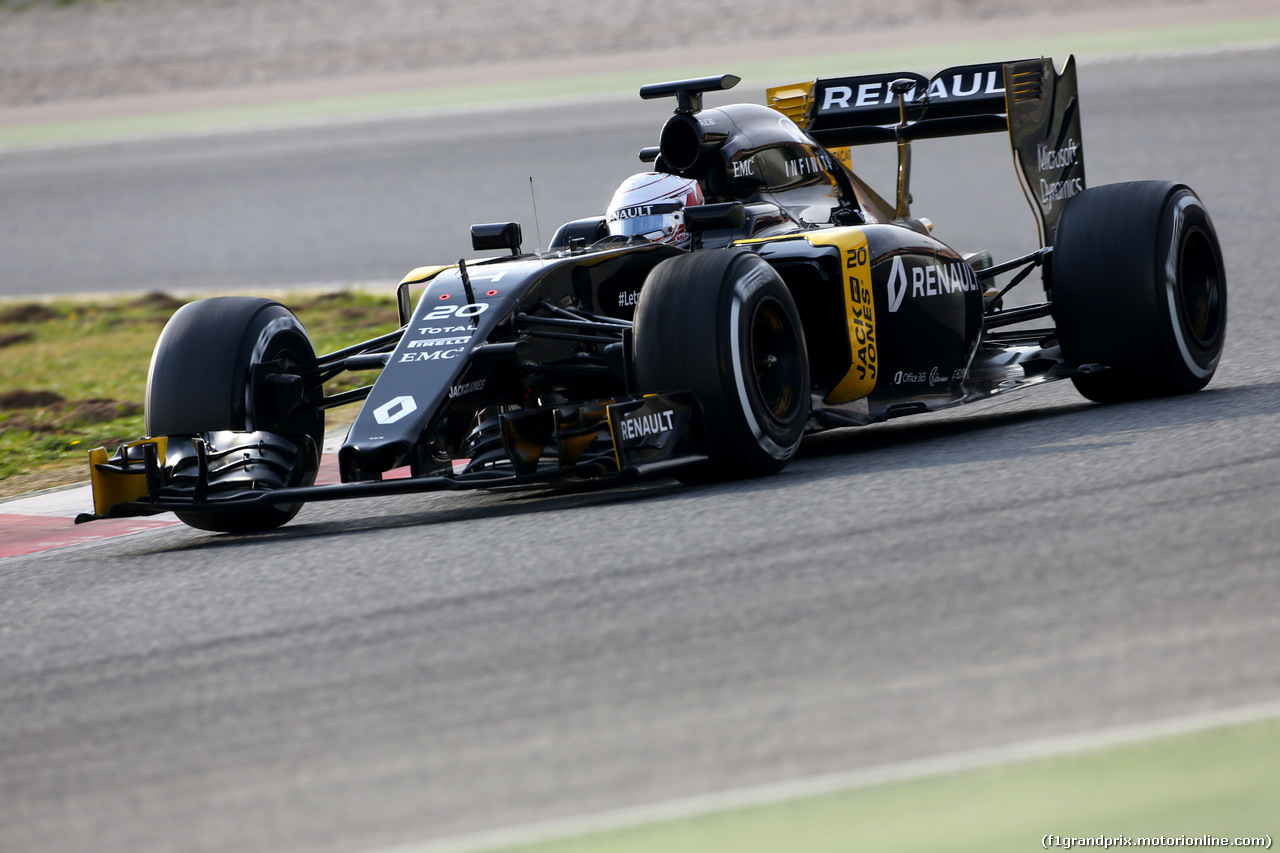 TEST F1 BARCELLONA 25 FEBBRAIO, Kevin Magnussen (DEN) Renault Sport F1 Team RS16 
25.02.2016.