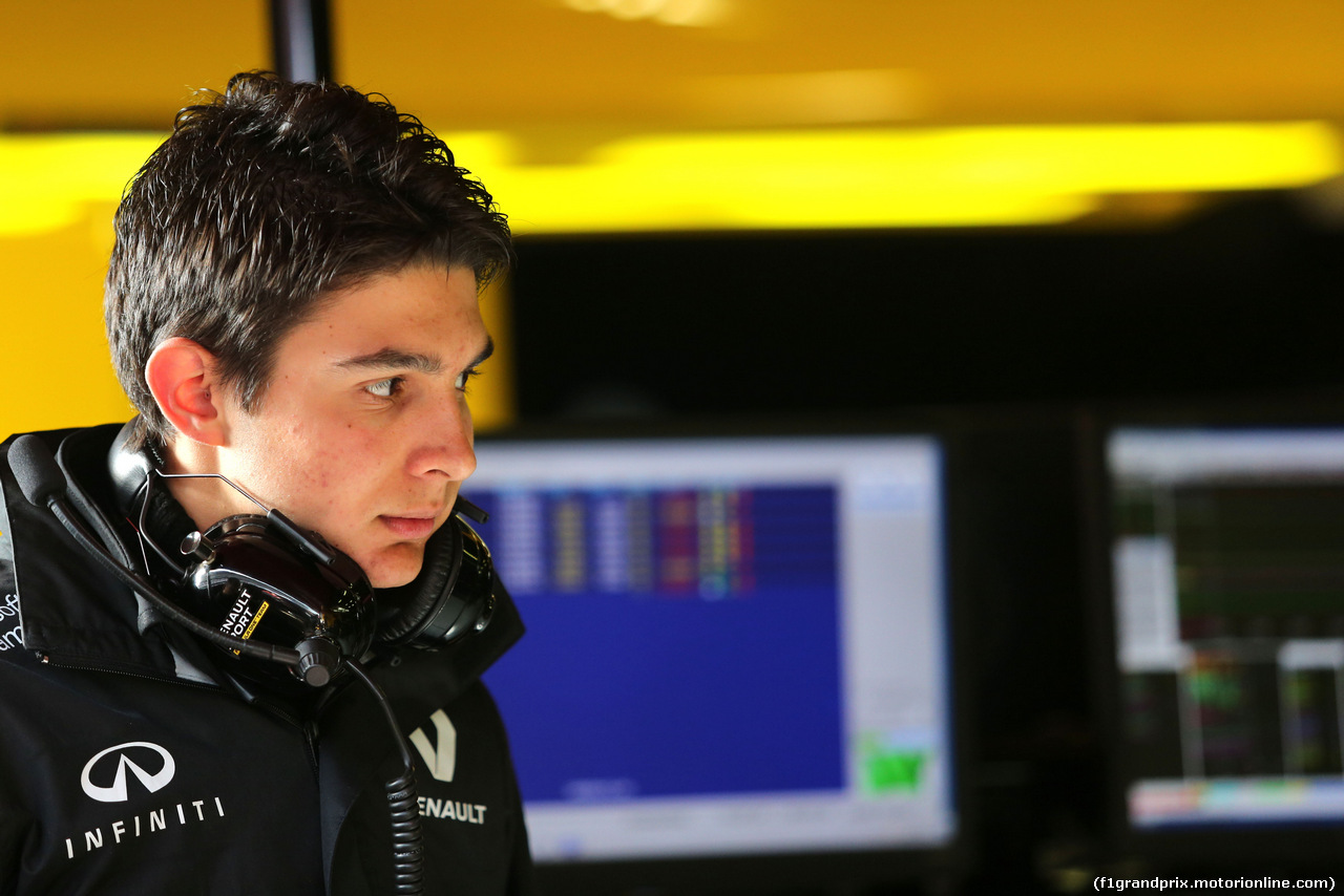 TEST F1 BARCELLONA 25 FEBBRAIO, Esteban Ocon (FRA), Third Driver, Renault Sport F1 Team 
25.02.2016.