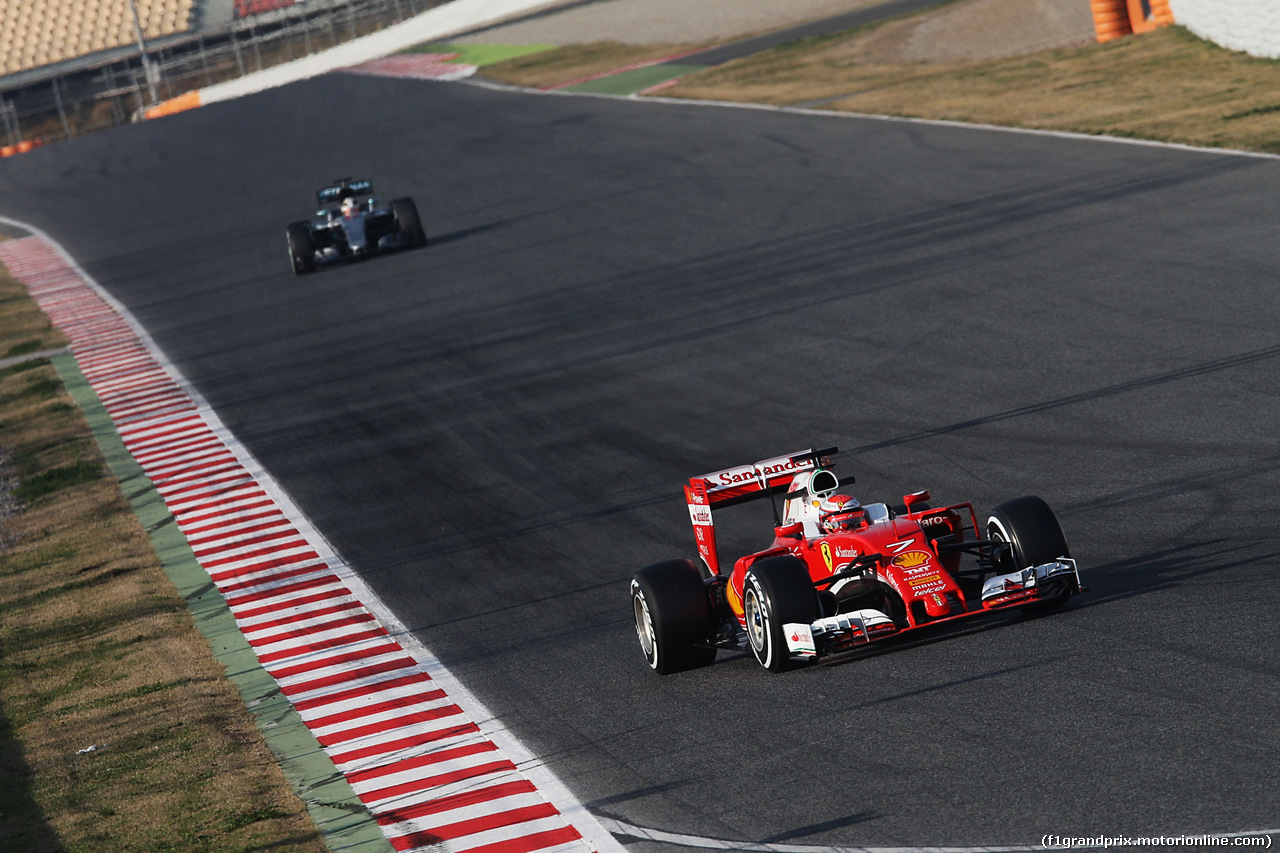 TEST F1 BARCELLONA 25 FEBBRAIO, Kimi Raikkonen (FIN) Ferrari SF16-H.
25.02.2016.
