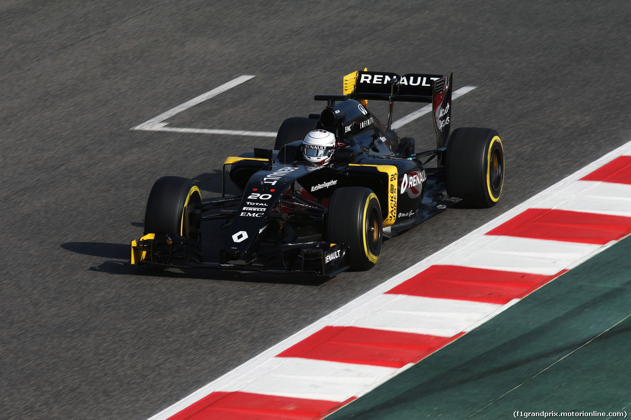 TEST F1 BARCELLONA 25 FEBBRAIO, Kevin Magnussen (DEN) Renault Sport F1 Team RS16.
25.02.2016.