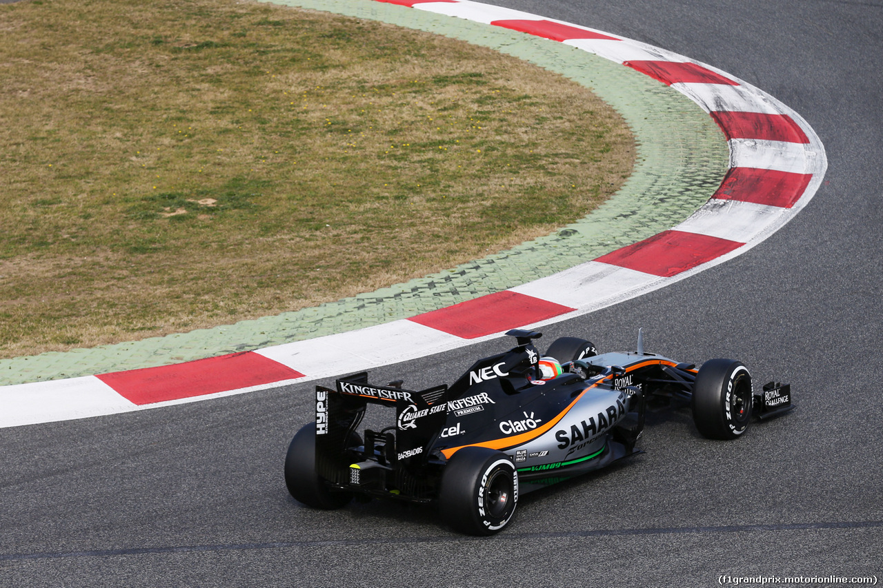 TEST F1 BARCELLONA 25 FEBBRAIO, Alfonso Celis Jr (MEX) Sahara Force India F1 VJM09 Development Driver.
25.02.2016.