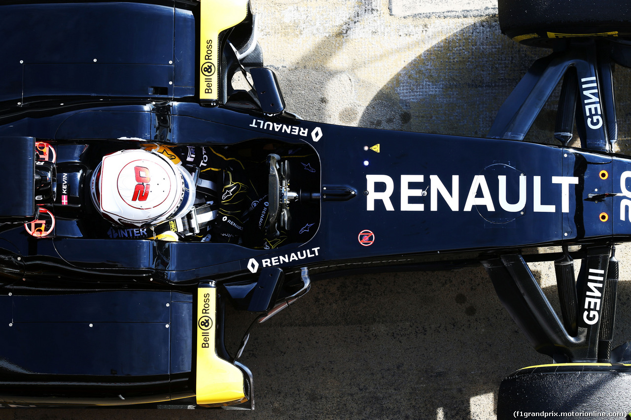 TEST F1 BARCELLONA 25 FEBBRAIO, Kevin Magnussen (DEN) Renault Sport F1 Team RS16.
25.02.2016.