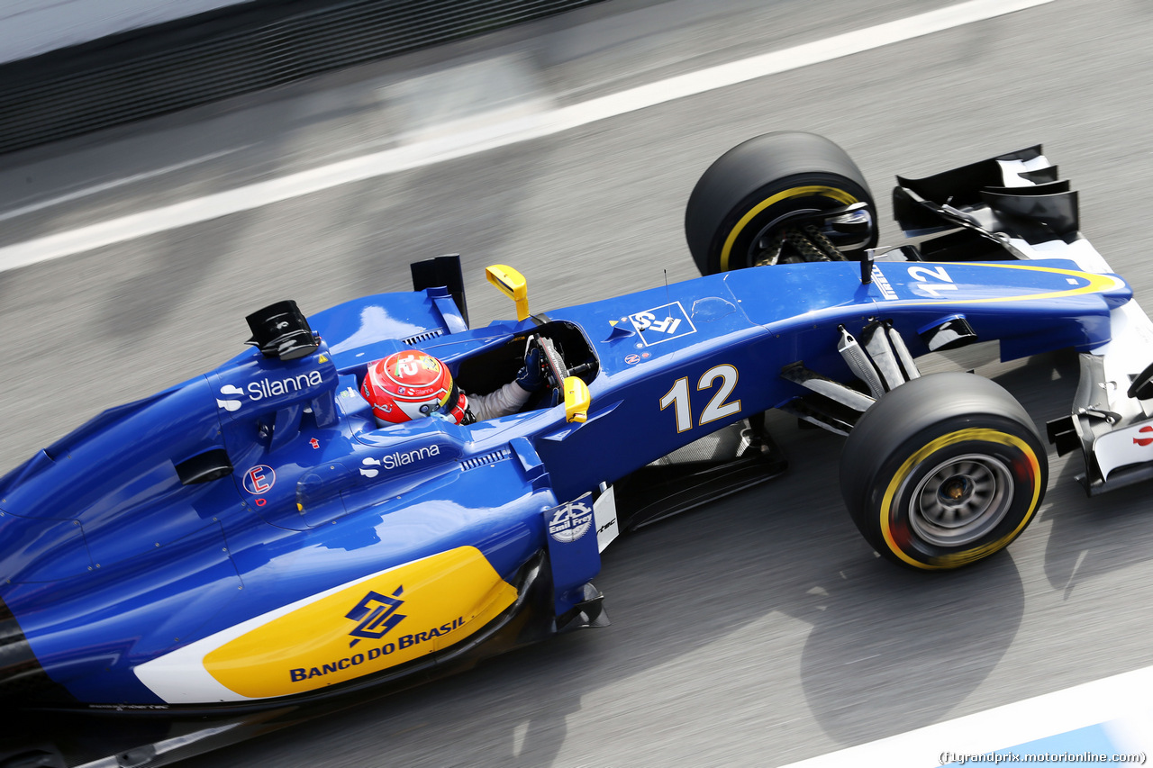TEST F1 BARCELLONA 25 FEBBRAIO, Felipe Nasr (BRA) Sauber C34.
25.02.2016.