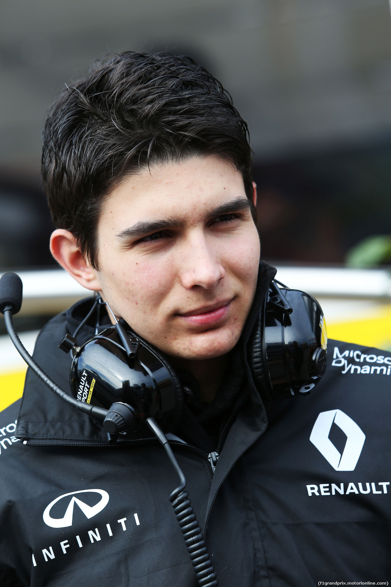 TEST F1 BARCELLONA 25 FEBBRAIO, Esteban Ocon (FRA) Renault Sport F1 Team Test Driver.
25.02.2016.