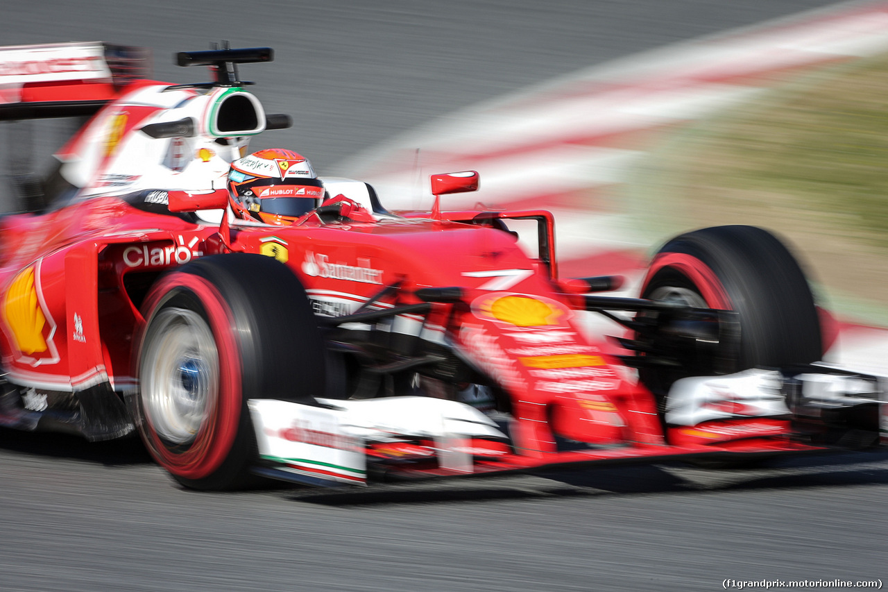 TEST F1 BARCELLONA 25 FEBBRAIO, Kimi Raikkonen (FIN) Ferrari SF16-H.
25.02.2016.